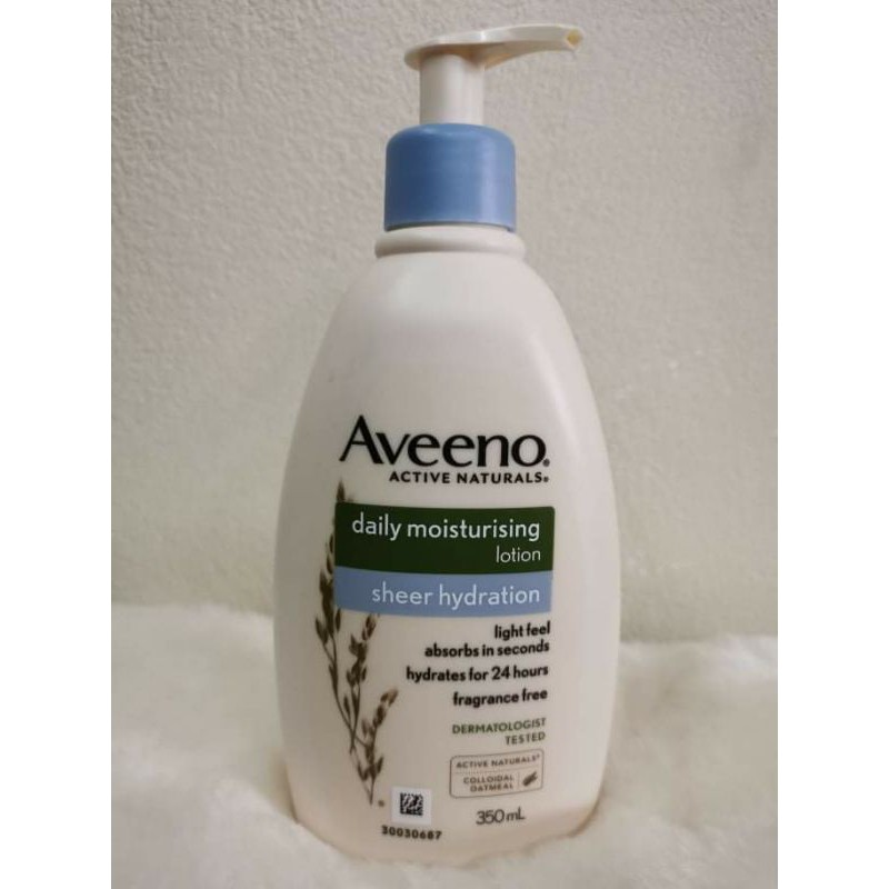 aveeno light moisturiser