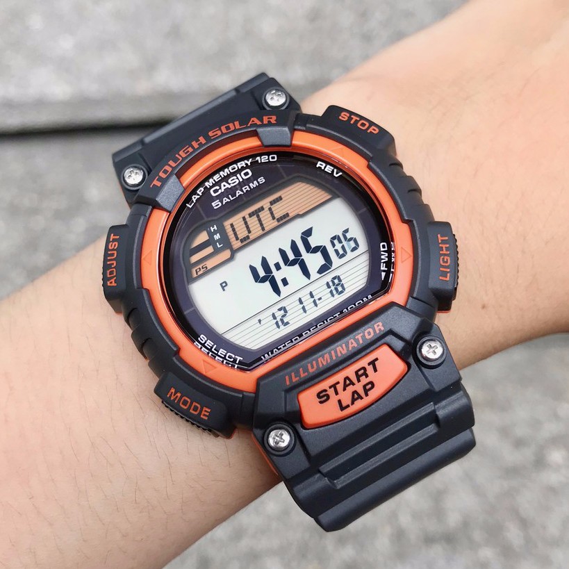 casio tough solar illuminator set time
