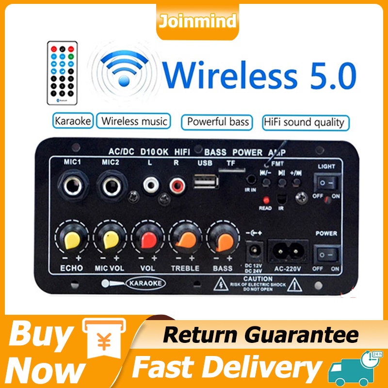 D10 12V 24V Subwoofer Digital Power Amplifier Board Wireless Audio