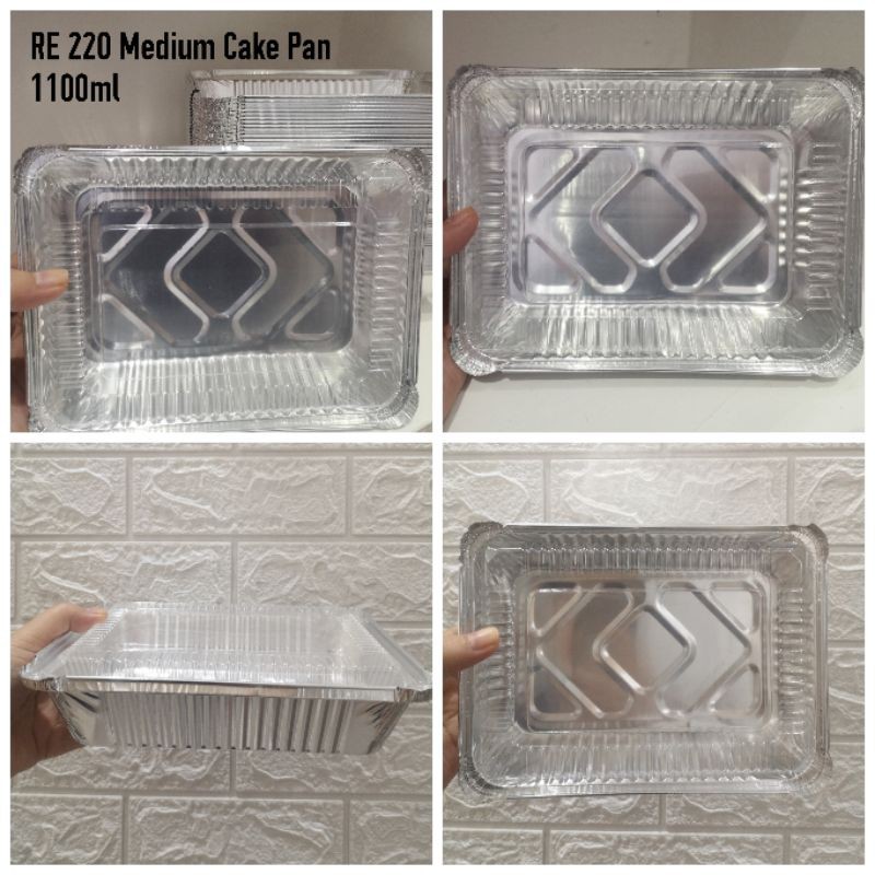 MEDIUM CAKE PAN TRAY WITH PLASTIC LID 10'S PER PACK Shopee Philippines