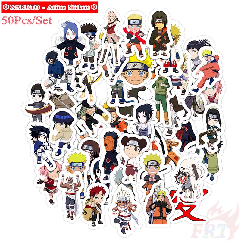 Naruto Series 07 Mini Anime Stickers 50Pcs/Set Uzumaki Naruto Uchiha