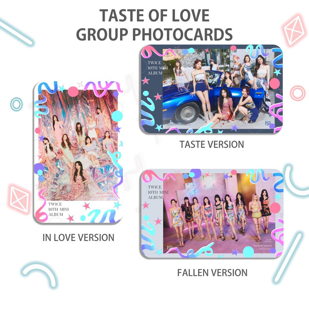 Twice Taste Of Love Photocards Bundle Shopee Philippines