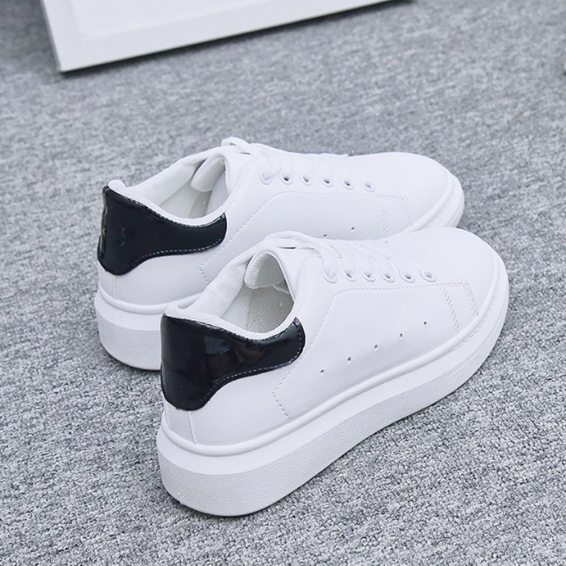 Women Platform Sneakers Ladies Lace Up 