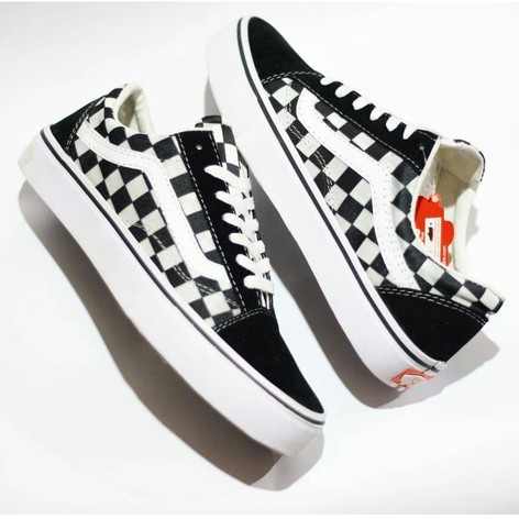 vans chess shoes