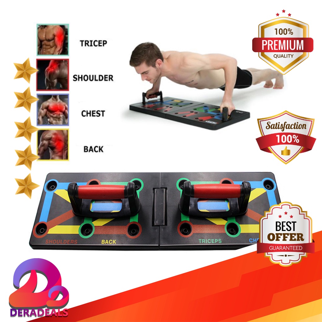 Push Up Board Pushup Stands Color-Coded Push Up Training System ...