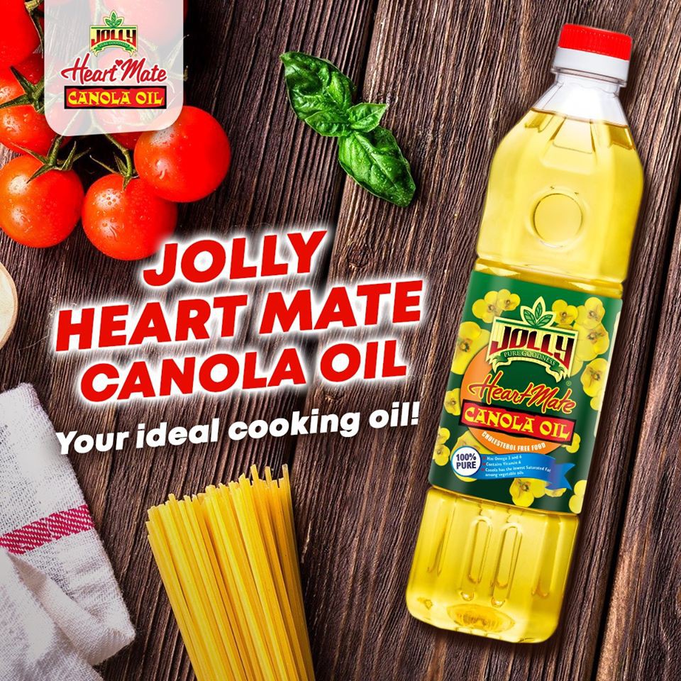 Jolly Canola Oil 1L x 4s (in PET Bottle) Shopee Philippines