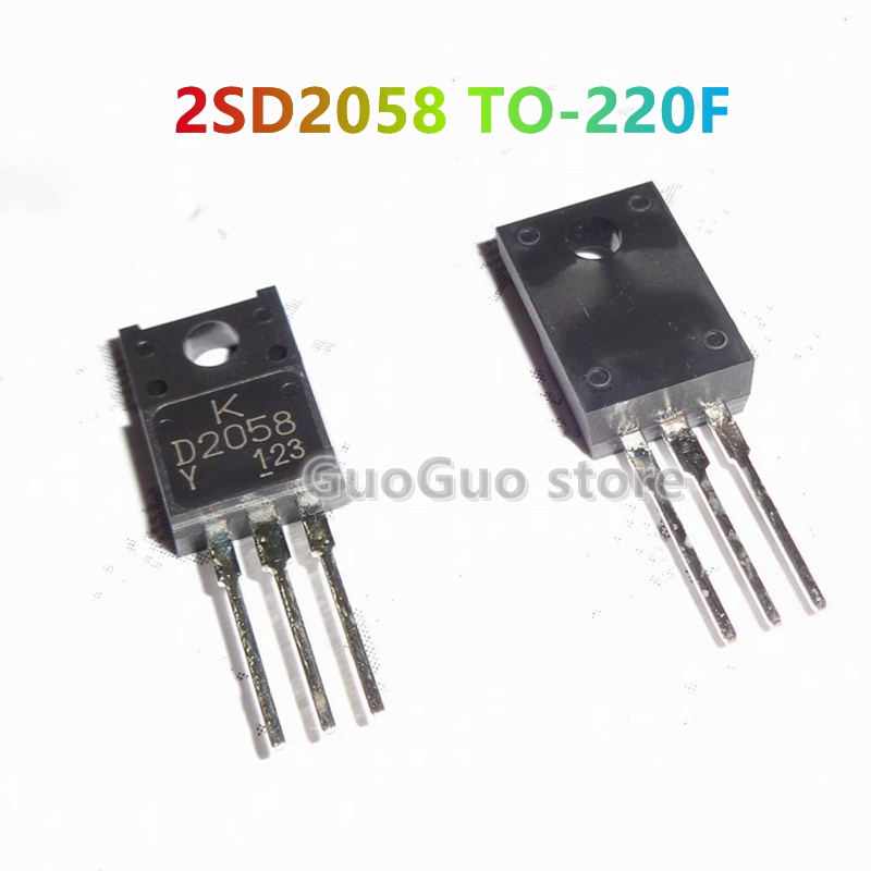 10pcs D2058 TO-220F 2SD2058 D2058-Y TO220F Darlington Transistor New ...