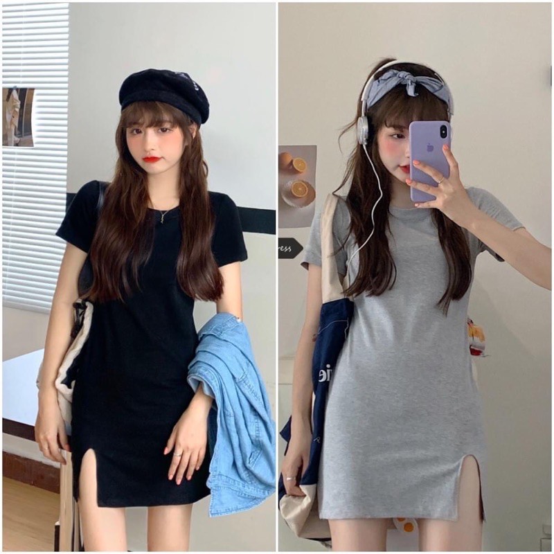 Elisse Bodycon Dress With Slit ( Sexy Dress ) | Shopee Philippines