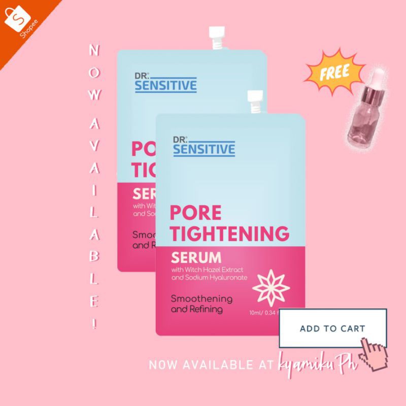 dr sensitive pore tightening serum