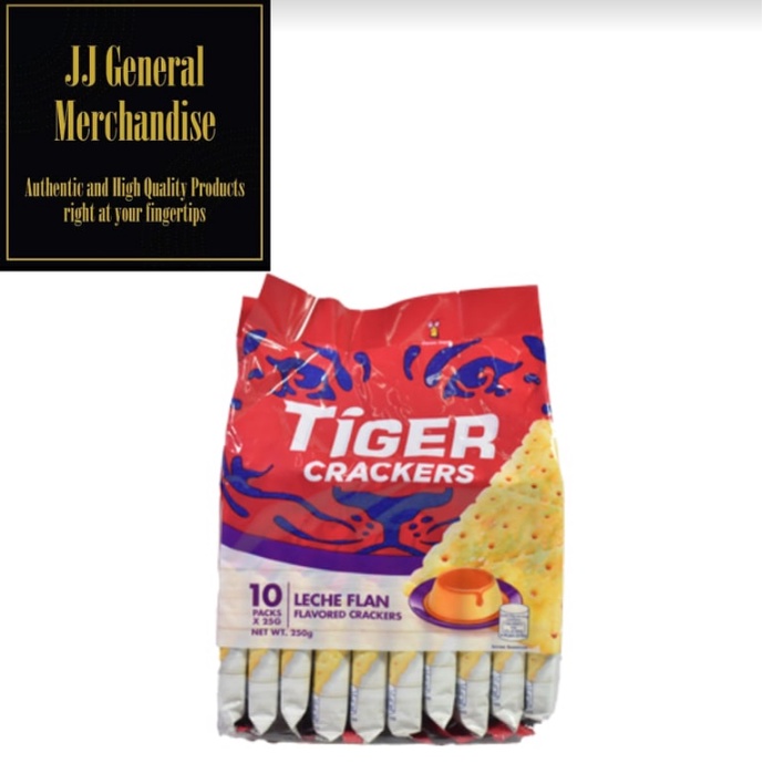 tiger Crackers Leche Flan Flavor 10's Shopee Philippines