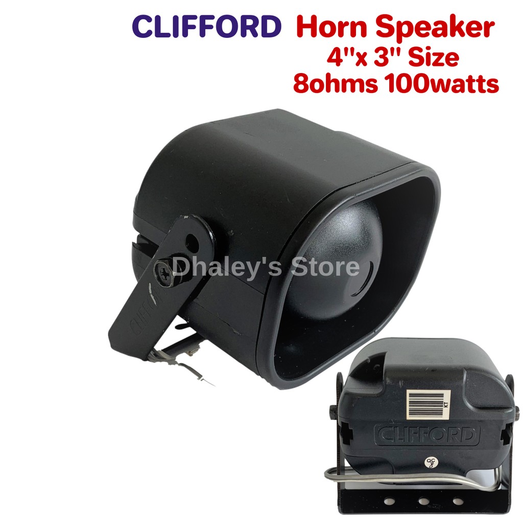 Horn Speaker 8ohms 100watts 4inches x 3inches Size Speaker Heavy Duty