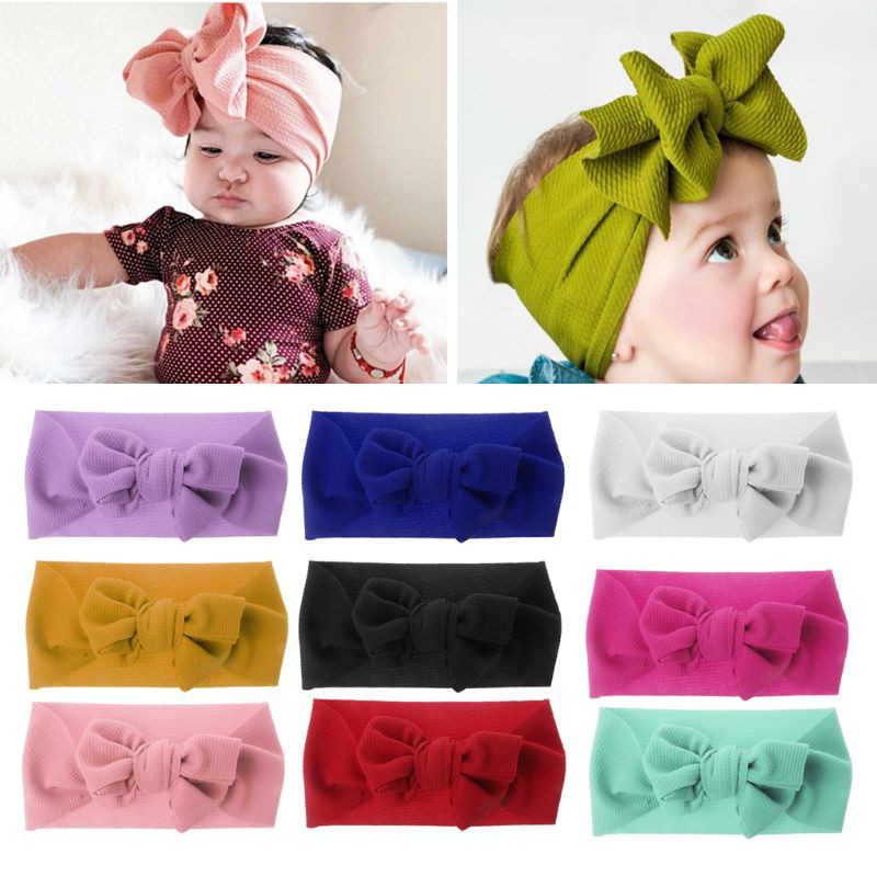 big bow headwrap for baby
