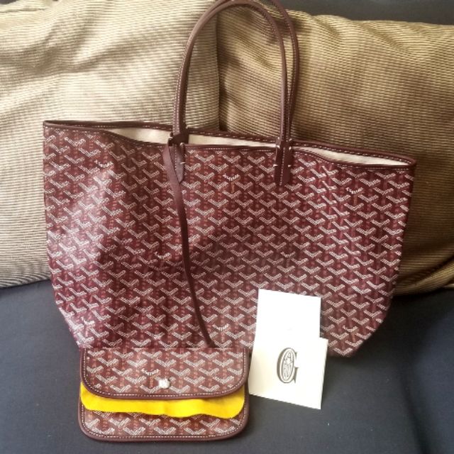 goyard maroon