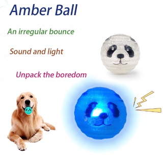 New Product Pet Toy Ball Light-Emitting Sound-Resistant Dog Toy Small, Medium And Large Dogs Relieving Boredom Interactive Dog Toy Ball