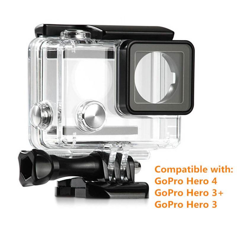 Waterproof Housing Case Replacement For Gopro Hero 4 3 3 Shopee Philippines