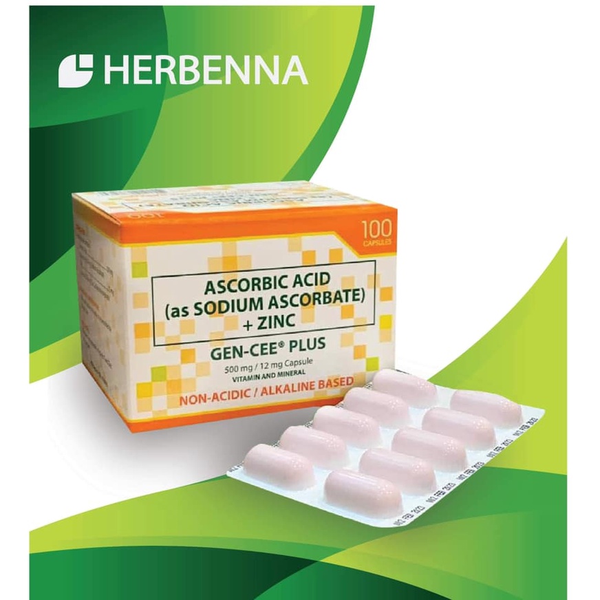 GenCee Vitamin C Plus Zinc (100 Capsules) Shopee Philippines
