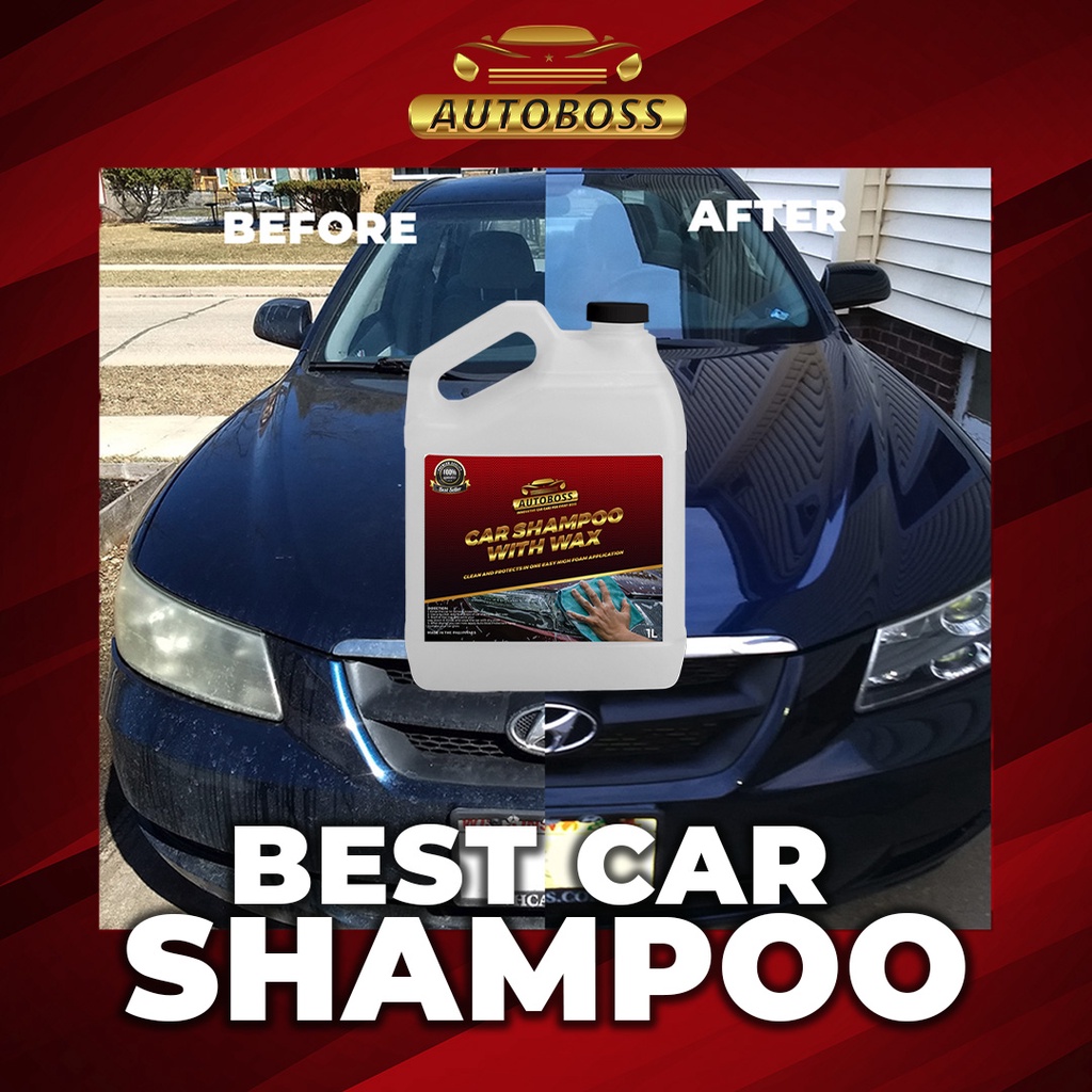 Auto Boss Car Shampoo 1L Car Wash Shampoo Car Shampoo With Wax