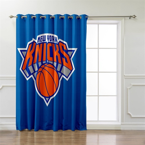 Customized Nba Basketball Lakers, New York Knicks Shower Curtain