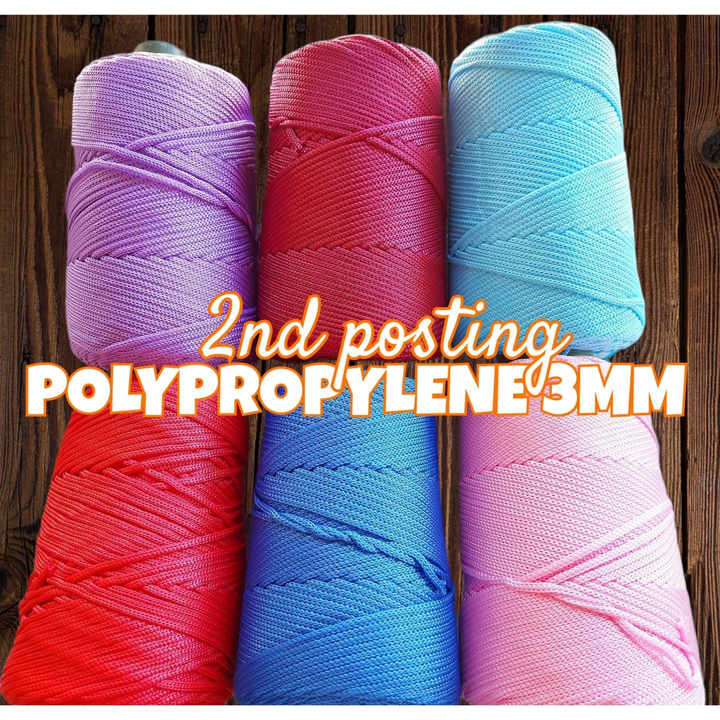 Yarns Art POLYPROPYLENE YARN/ROPE/STRING/CORD 3MM Shopee Philippines