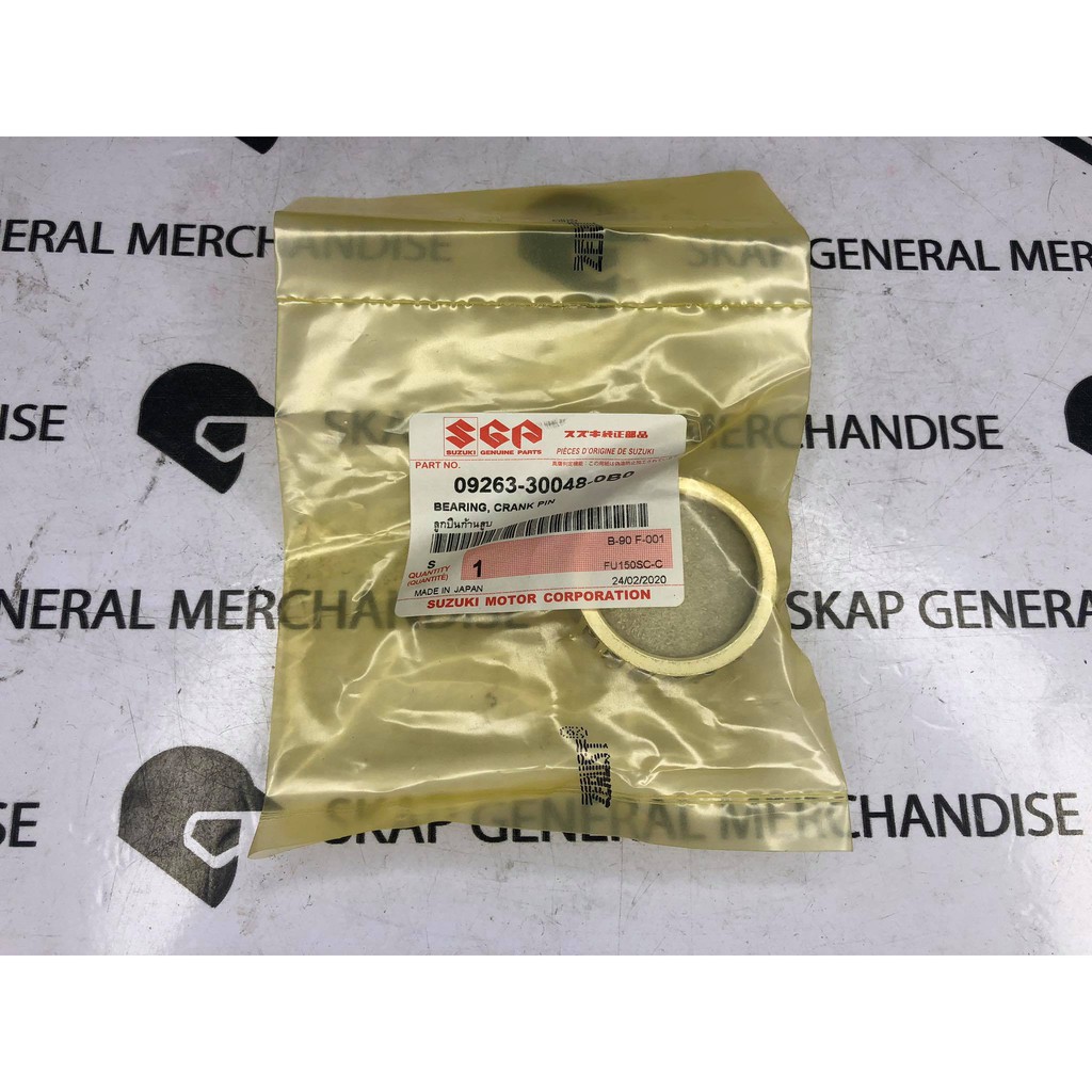 SGP BEARING, CRANK PIN RAIDER 150 ( 09263300480B0 ) Shopee