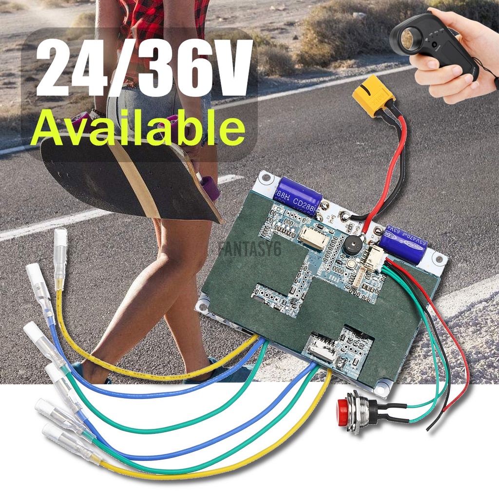 24v/36v Dual motors longboard skateboard control modula ESC Substitute & remote