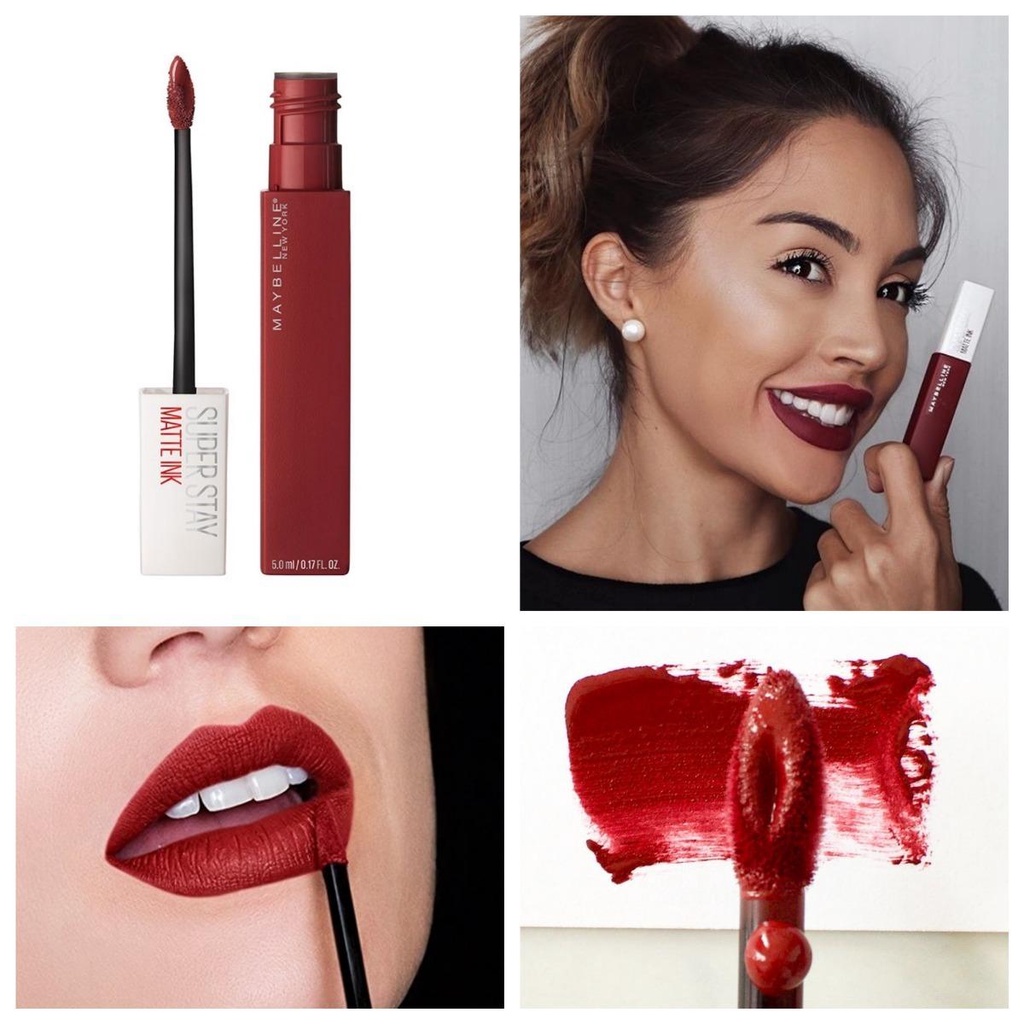 Maybellin Superstay Matte Ink Liquid Lipstick 50 Voyager 