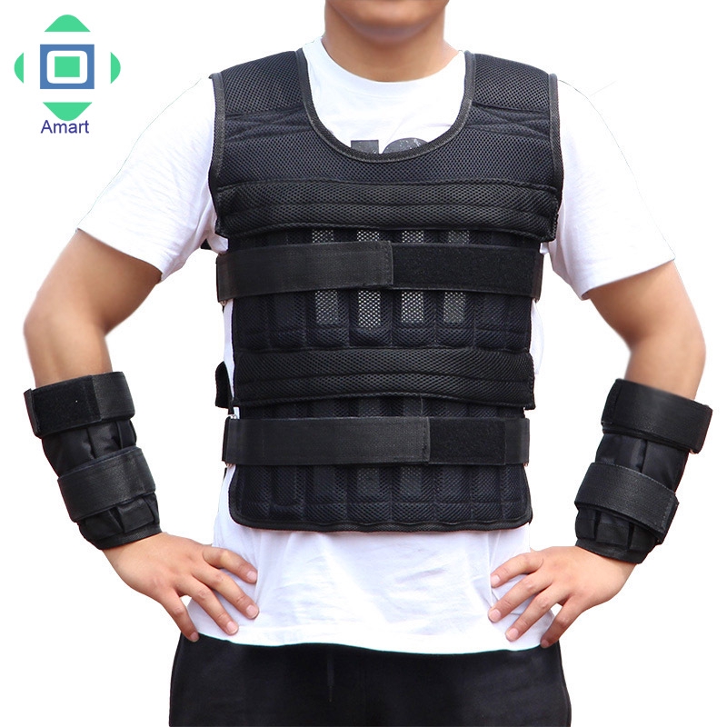 Weighted Vest Adjustable Loading Weight Jacket Exercise Weightloading Vest Boxing Training