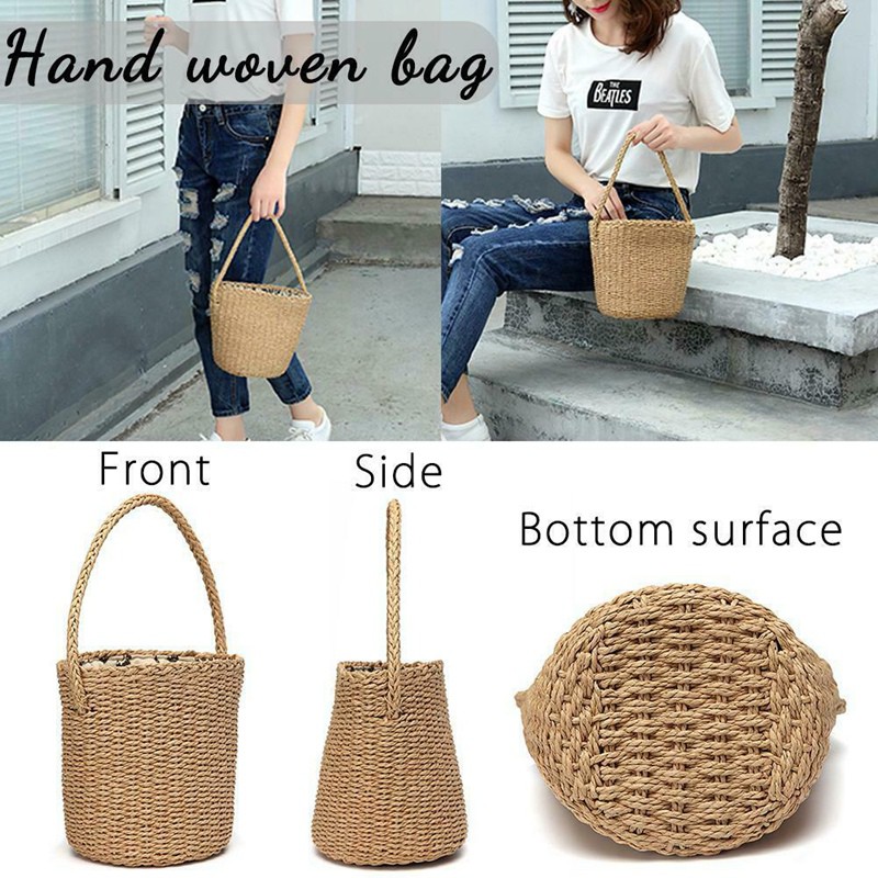 wicker side bag