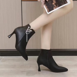 black high heel boots for kids