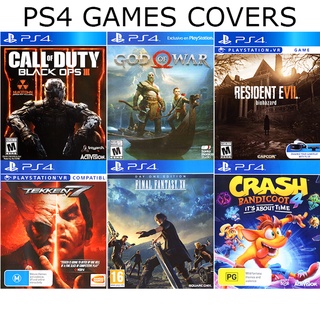 PS4 Covers/PS4 Game Covers PS4/Playstation4 Covers / Replacement Covers / PS1/PS2/PS3/PS4/PS5 Covers
