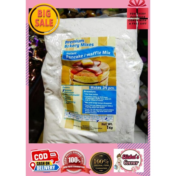 (COD) INSTANT PANCAKE /WAFFLE MIX (with FREEBIES) Shopee Philippines