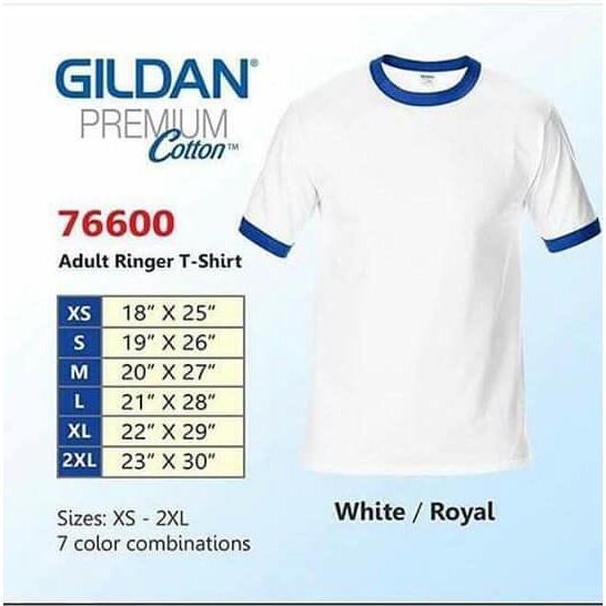 gildan ringer tee