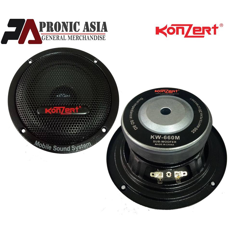 konzert subwoofer speaker