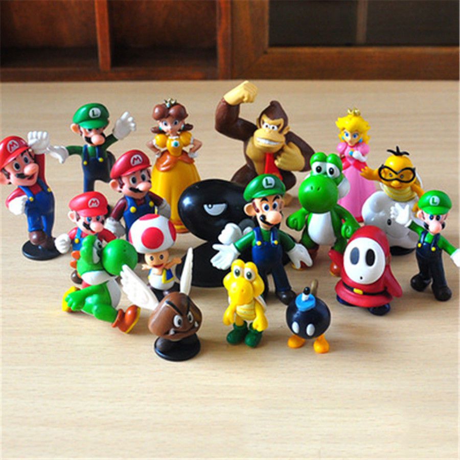 DONKEY KONG 12cm SUPER MARIO BROS PVC FIGURE TOY Action Figure Doll Kids Gift