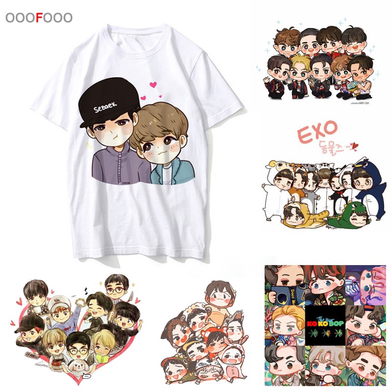 New Exo Tee T Shirt 2019 Funny Tee Cute T Shirts Women Short Sleeves Cotton Tops Cool Shopee Philippines