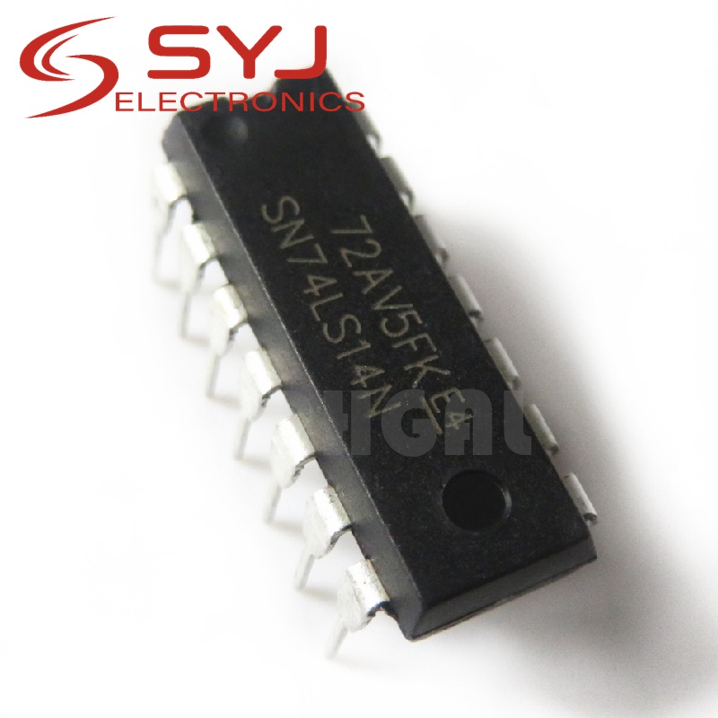 10 piece SN74HC14N 74HC14 SN74HC14 DIP-14 Inverters Hex Schmitt-Trigger ...