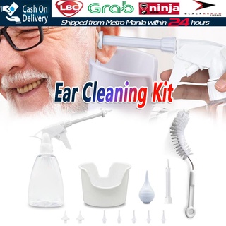 【Fast Delivery】Ear Wax Removal Kit Ear Irrigation Cleaning with Ear Washing Squeeze Bulb Ear Washer