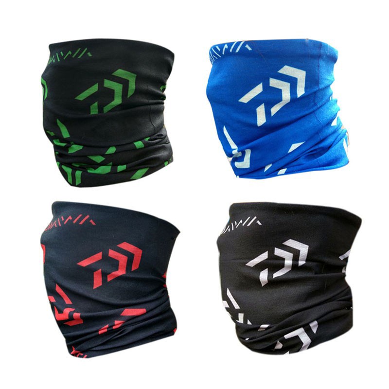 DAIWA Head Puff Headscarf Sunscreen Face Mask Cycling Fishing Sun Shade