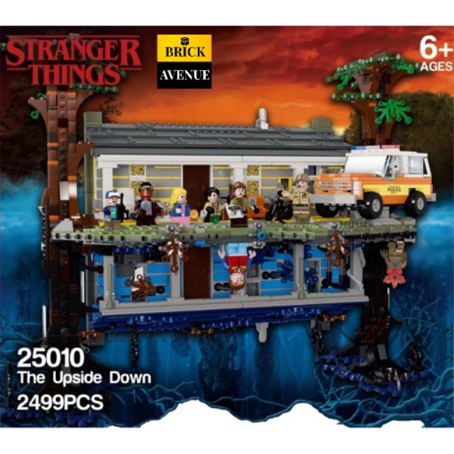 25010 THE STRANGER THINGS UPSIDE DOWN Building Blocks Toy BIG set With ...