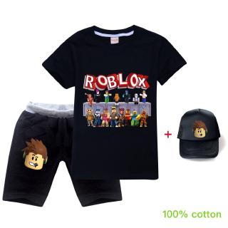 Roblox Kids T Shirts For Boys And Girls Tops Cartoon Tee Shirts Pure Cotton Shopee Philippines - t shirt elegant roblox