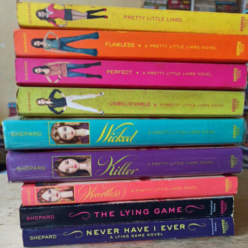 Sara Shepard books pretty little liars flawless perfect unbelievable ...