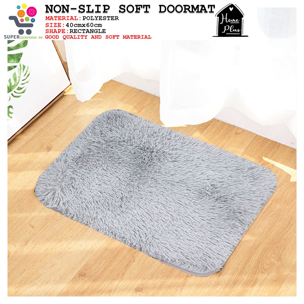 Set Of 2 Entrance Mats, Doormats, Dustproof Mats 50.8 X 80cm Gray