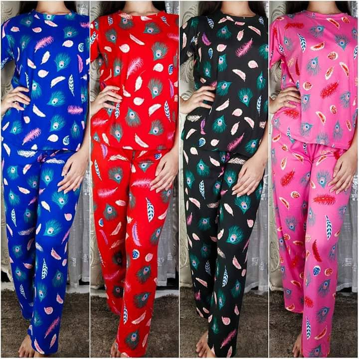 ADULT FASHION SLEEPWEAR FOR HER (PEACOCK) | Shopee Philippines