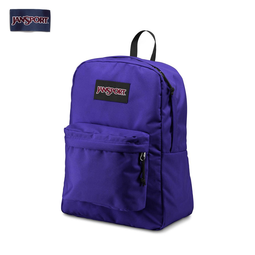 purple jansport bag