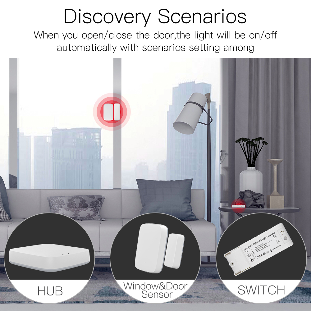 MOES Tuya ZigBee Smart Gateway Hub Smart Home Bridge Smart Life APP Wireless Remote Controller Works with Alexa Google Home — view 8