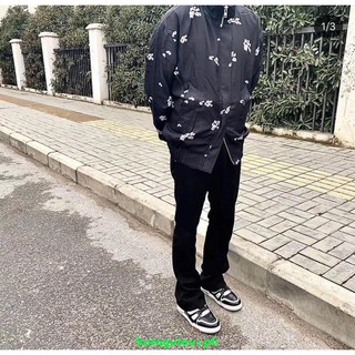 flared pants sneakers