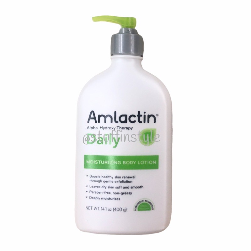 Amlactin Daily Moisturizing Body Lotion 14.1 oz (400g) | Shopee Philippines