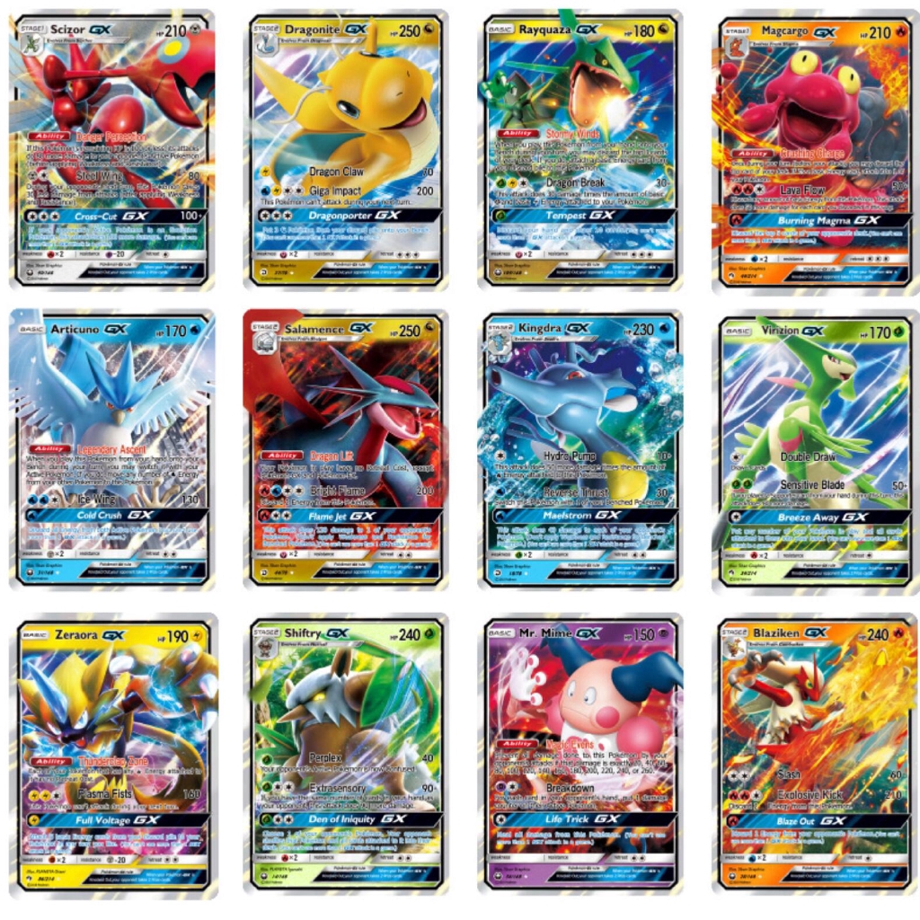 Pokemon Card Lot 100 Official Tcg Cards With Rare Com Unc Gx Ex Hyper Or Mega Shopee Philippines