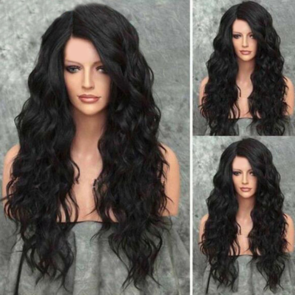 Long Loose Wavy Syntheic Wig Front Wig Curly Full Natural Hair