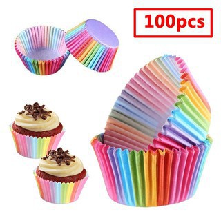 Random Color Hemoton 6pcs Silicone Muffin Cup Flower Design Liners Baking Cups Reusable Non-Stick Cupcake Maker Mould Cup